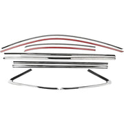 10-Piece Audi A3/S3 Black Stainless Window Trim Set – 2015–2020