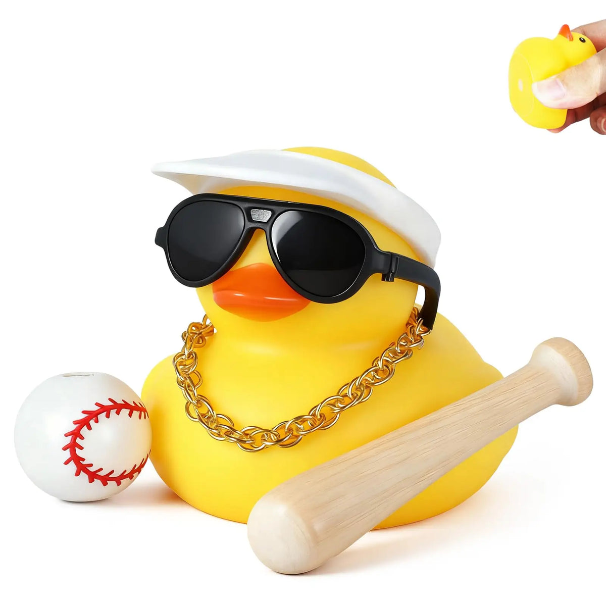 Classic Rubber Duck Dashboard Ornament – Single Set