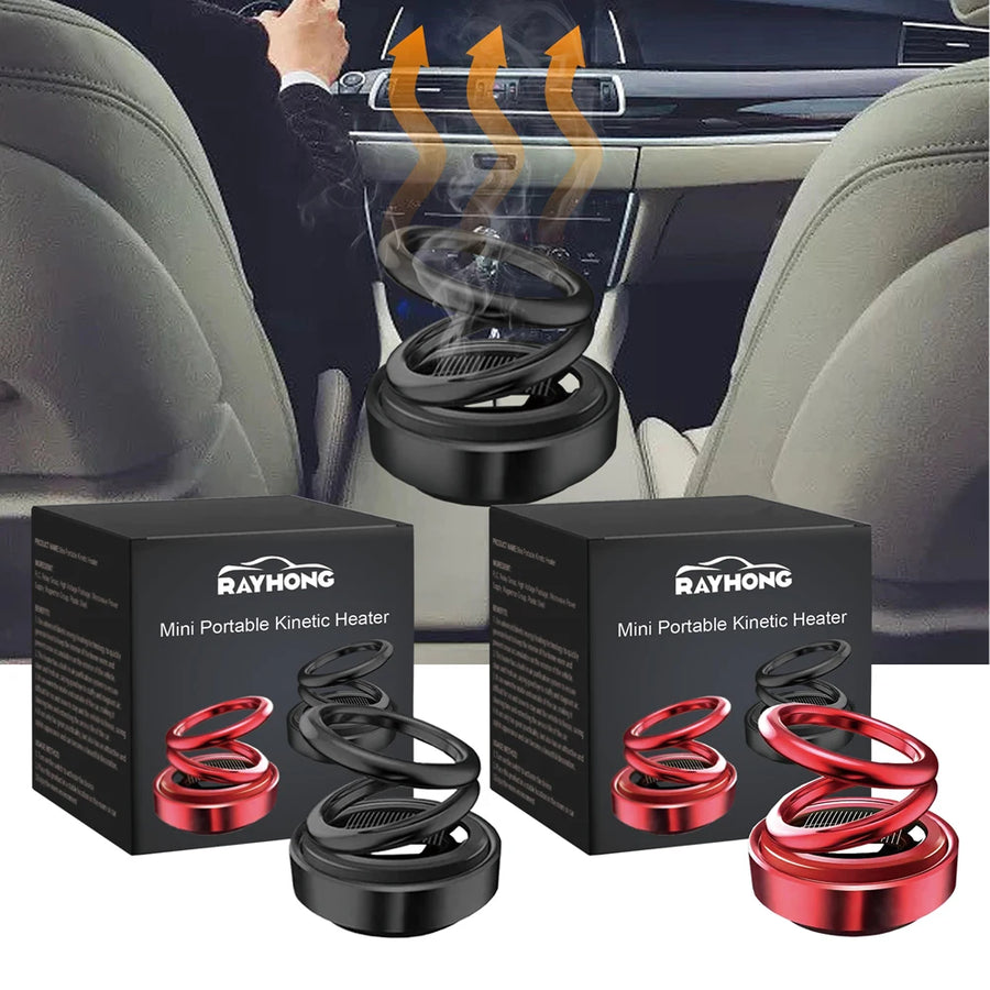 Solar-Powered Rotating Car Aroma Diffuser