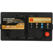 H7 Group 94R 12V 80Ah AGM Automotive Battery - 850 CCA