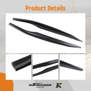 Black Side Skirt Extensions for 2014–2019 Corvette C7