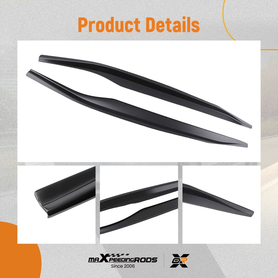 Black Side Skirt Extensions for 2014–2019 Corvette C7