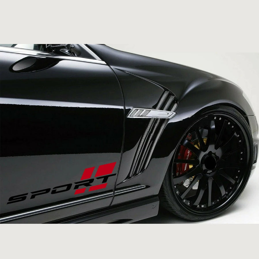 Reflective Racing Door-Side Stripe Decal