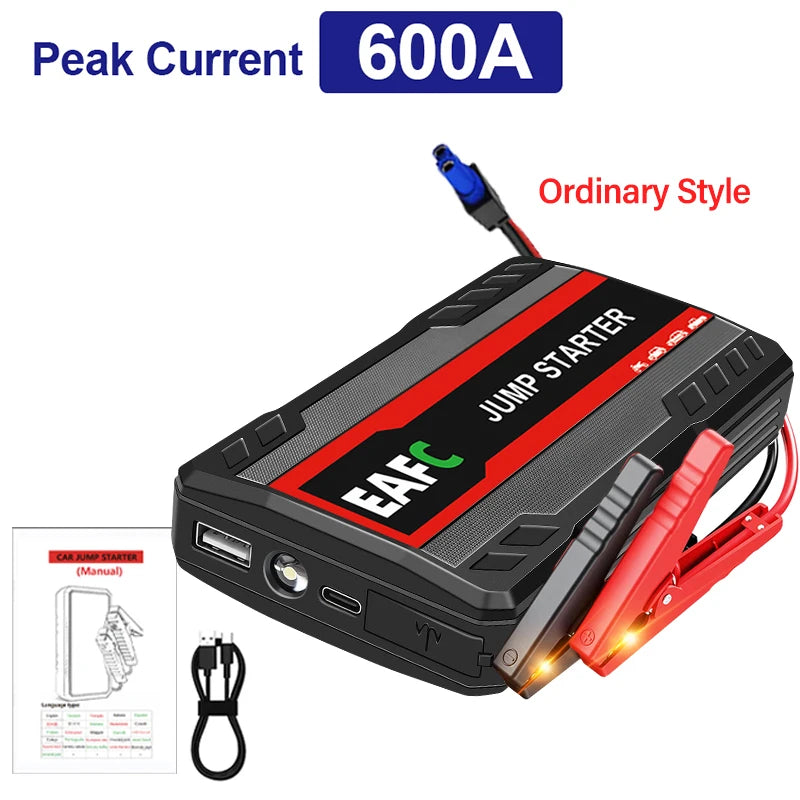 600A-2000A 12V Portable Car Jump Starter and Power Bank