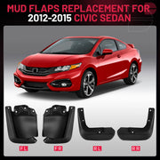 Mud Flap & Splash Guard Set for 2012–2015 Honda Civic – Sedan