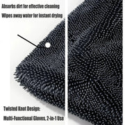 Twisted-Loop Microfiber Car Wash & Drying Mitt
