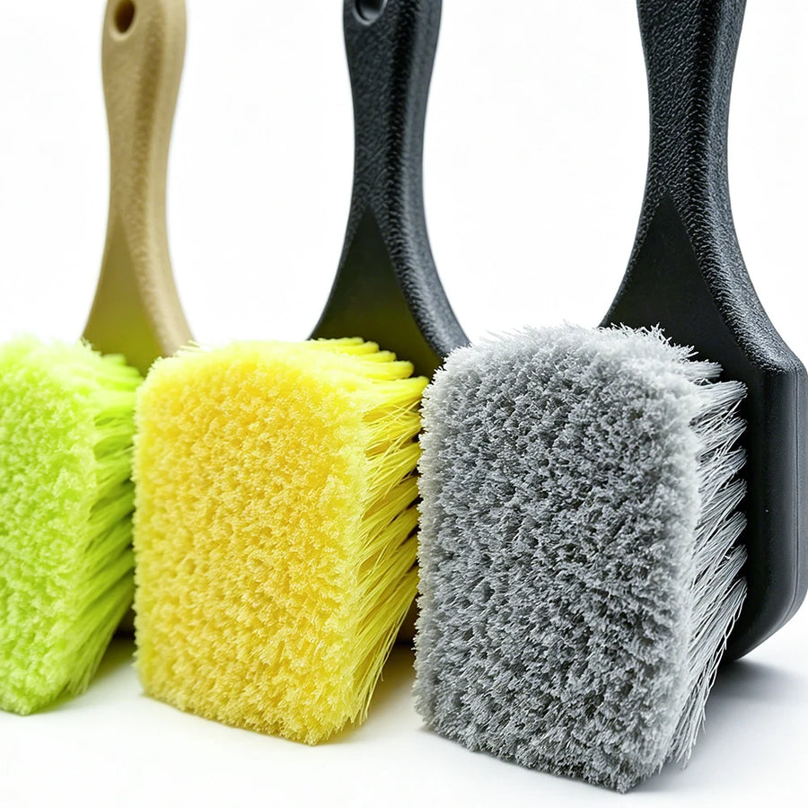 PP-Bristle Wheel & Tire Scrub Brush