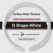 Carbon-Fiber-Texture Steering Wheel Cover for HONDA