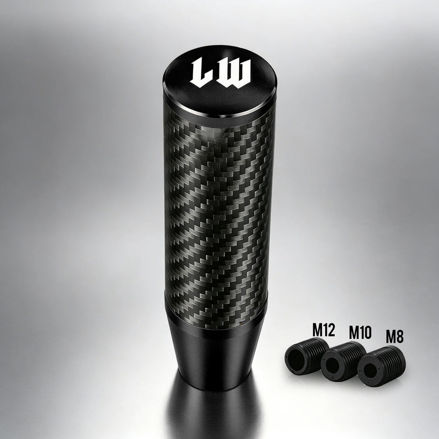 13cm Carbon-Fiber-style Manual Gear Shift Knob