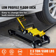 2.5-Ton Low-Profile Hydraulic Floor Jack with Quick-Lift Pump