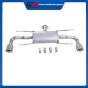 304 Stainless Steel Valved Cat-Back Exhaust System for Mazda CX-5 2017