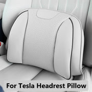 Tesla Car Headrest and Lumbar Support Pillow