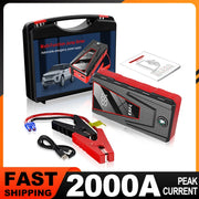 600A-2000A 12V Portable Car Jump Starter and Power Bank