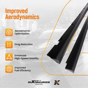 Black Side Skirt Extension Kit for 2011–2023 Dodge Charger