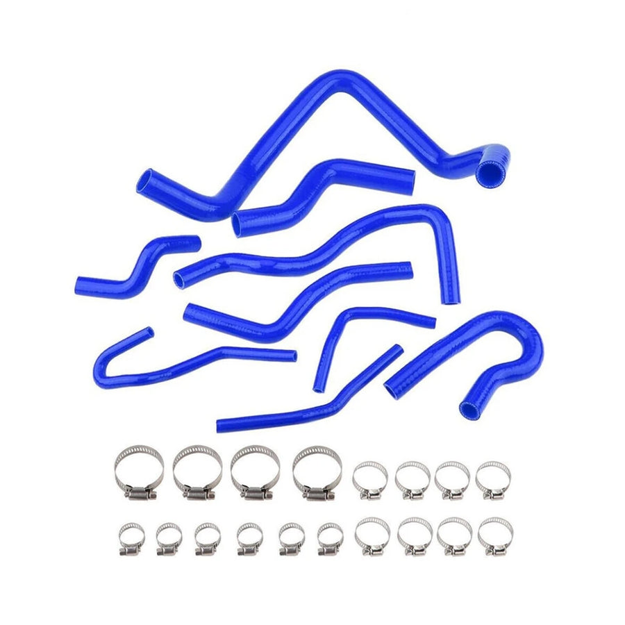 Blue Silicone Radiator Hose Kit Fit for 1992-2000 Honda Civic D15 D16 SOHC EG/EK