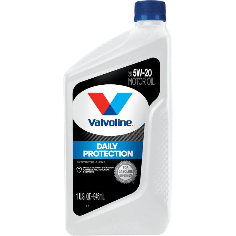 Valvoline Daily Protection Synthetic Blend 5W-20 Motor Oil, 1 Quart
