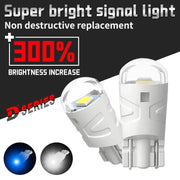 2-Piece T10 Interior and License Plate LED Bulb Kit – 6000K