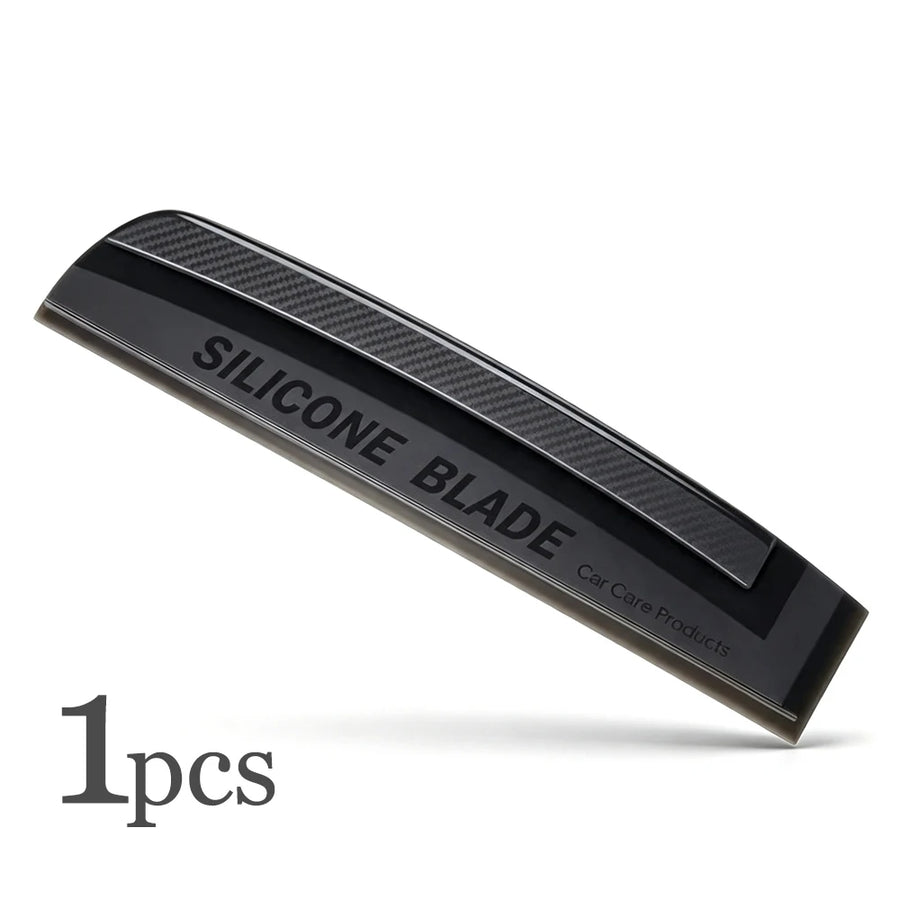 Silicone Windshield Squeegee with Textured Grip