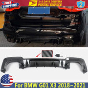 BMW X3 G01 M Sport Rear Diffuser – 2018–2021, 2 Finishes