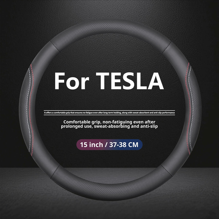Nappa Steering Wheel Cover for Tesla