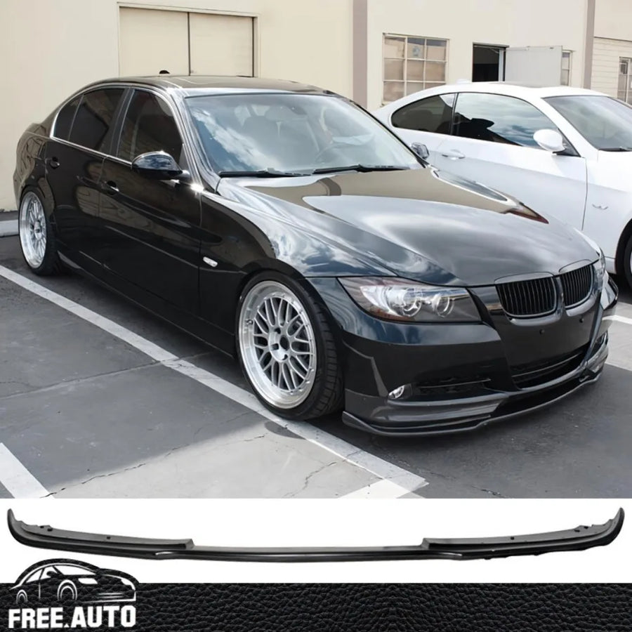 Paintable H-Style Front Bumper Lip for 2005–2008 BMW 3 Series E90/E91