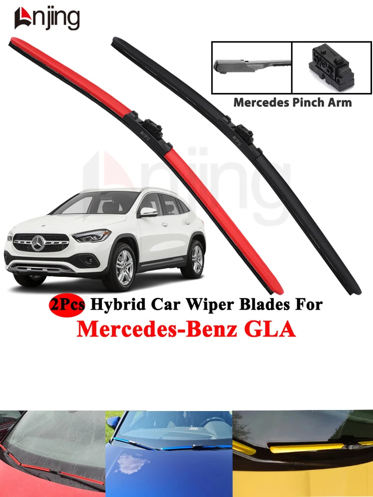 Front Windshield Wiper Blade for Mercedes-Benz Gla () Model 2013-Present 2013 and Newer Mercedes-Benz