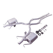 304 Stainless Steel Valved Cat-Back Exhaust System for Mercedes-Benz 2013-2017