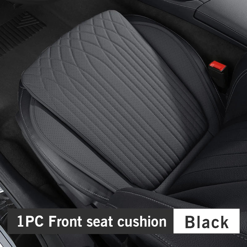 Universal Nappa-Leather Car Seat Cover and Cushion Set