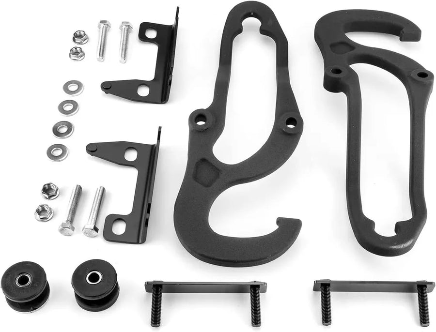 For 2009-2019 Dodge Ram Ram Front Tow Hooks and Bezel Bracket 1500 68196982AA