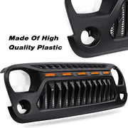 Front Grille for 2007–2018 Jeep Wrangler