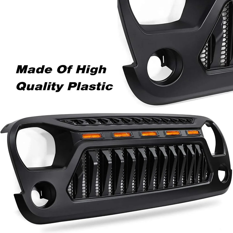Front Grille for 2007–2018 Jeep Wrangler