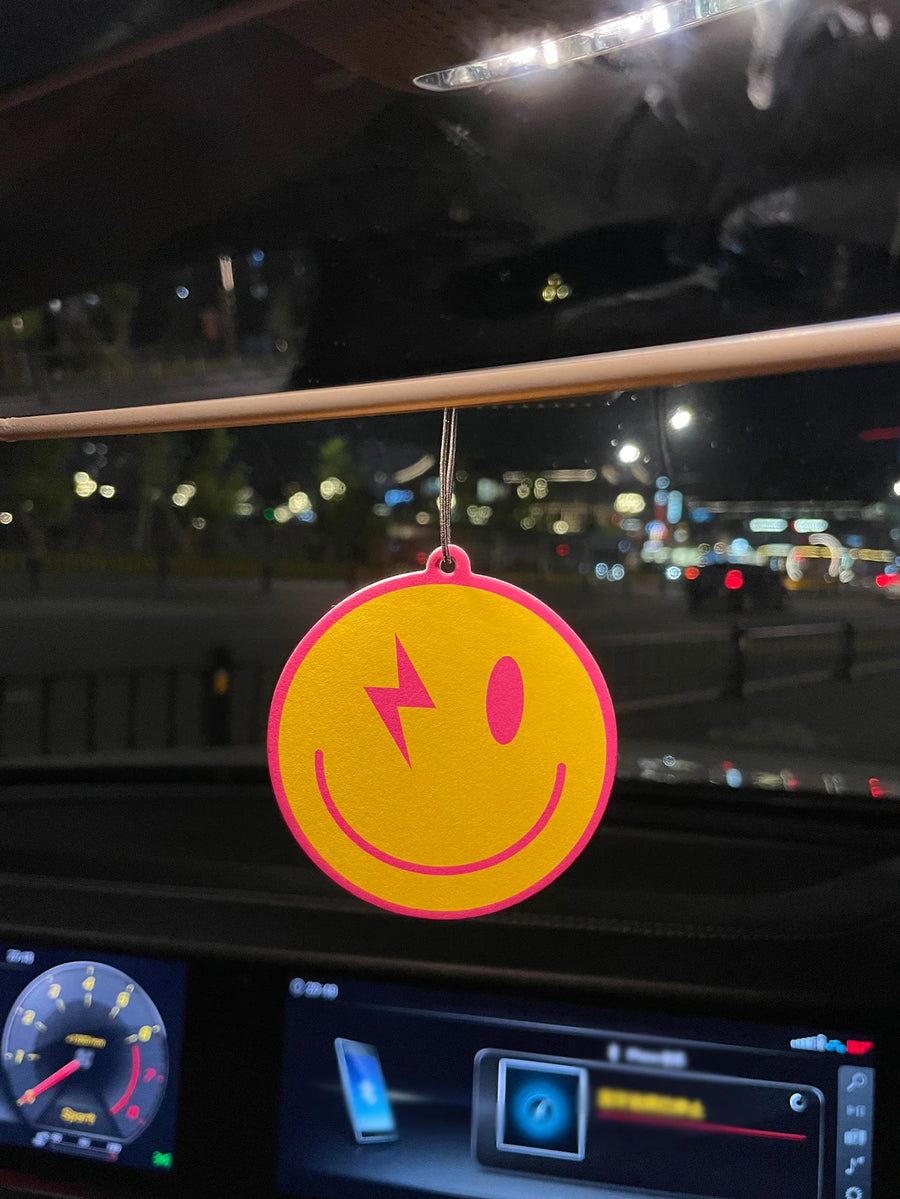 Smiley Face/Freesia Fresh Scent Car Air Freshener