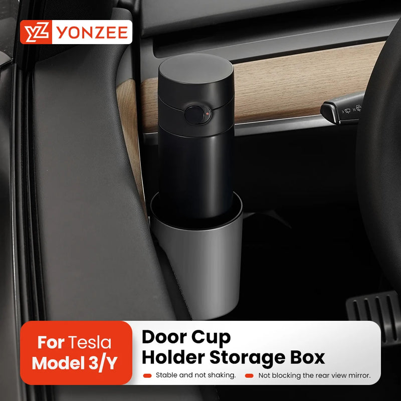 Door Handle Cup Holder for Tesla Model 3/Y 2025