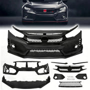 Type R-Style Front Bumper Kit – 2016–2018 Honda Civic Sedan