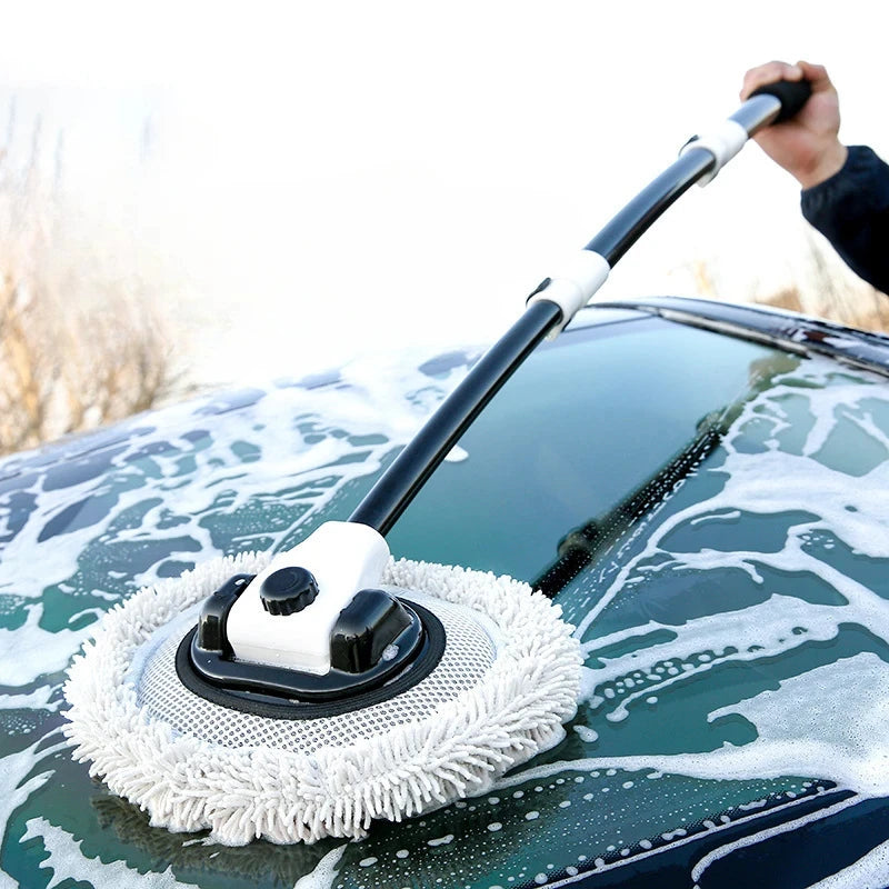 Telescoping Chenille Car Wash Brush Mop