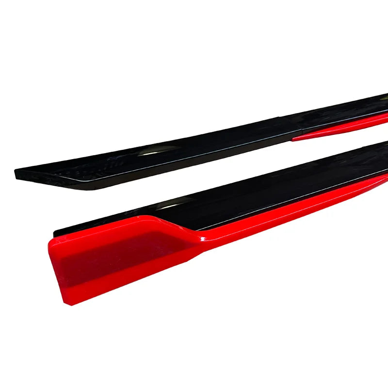 Black Side Skirt Extension Set for Ford/Honda/Audi A3