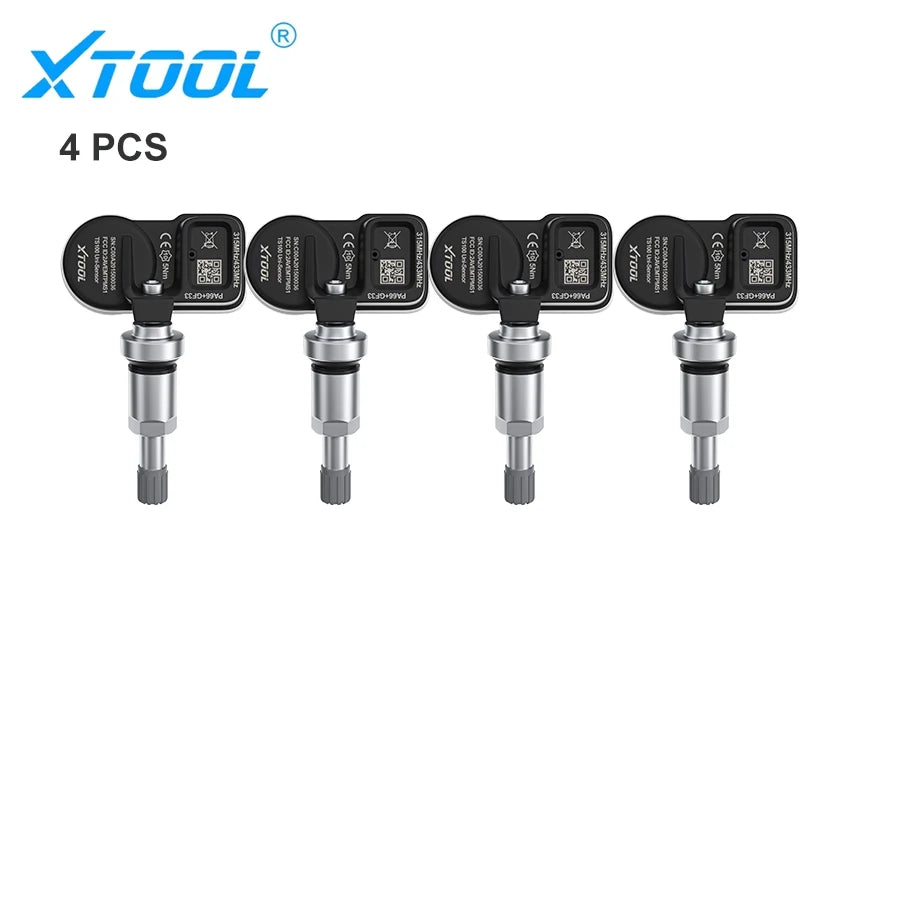 Xtool Ts100pro Sensor 2 In 1 315MHz 433MHz 4 Pieces Metal TPMS Ts100 Sensor Automotive Tire Repair Tools Programming Ts100