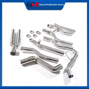 Stainless Steel Straight-Pipe Exhaust Section for BMW M240i 2022-2024