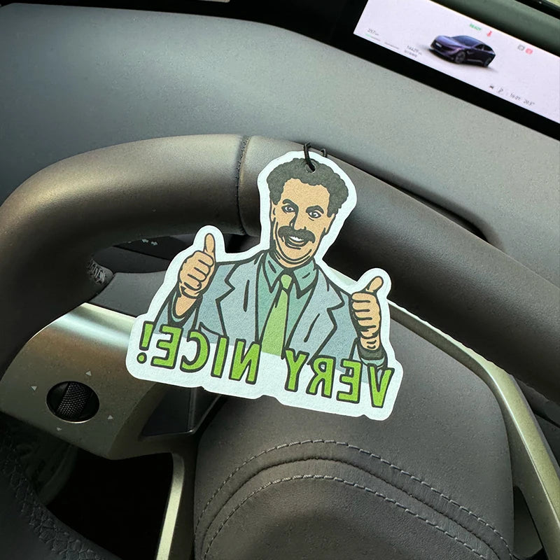 Borat Very Nice Meme Hanging Car Air Freshener