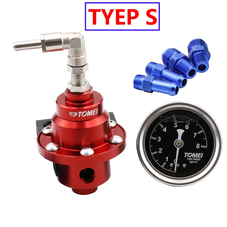 Adjustable Racing Fuel Pressure Regulator with Gauge