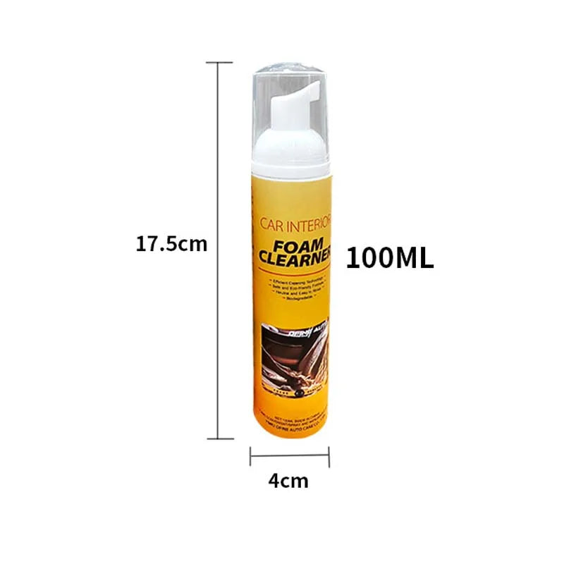 Automotive Interior Foam Cleaner for Leather, Fabric and Headliners