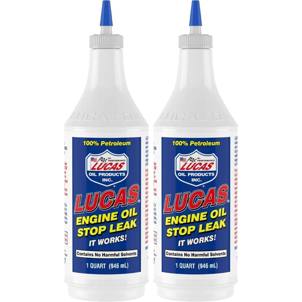 Lucas Oil Engine Oil Stop Leak, 32 oz Pack of 2