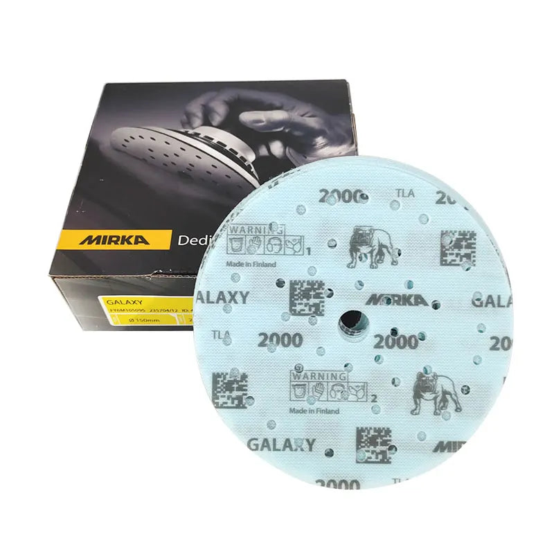 6-Inch Hook-and-Loop Sanding Discs – 80–2000 Grit