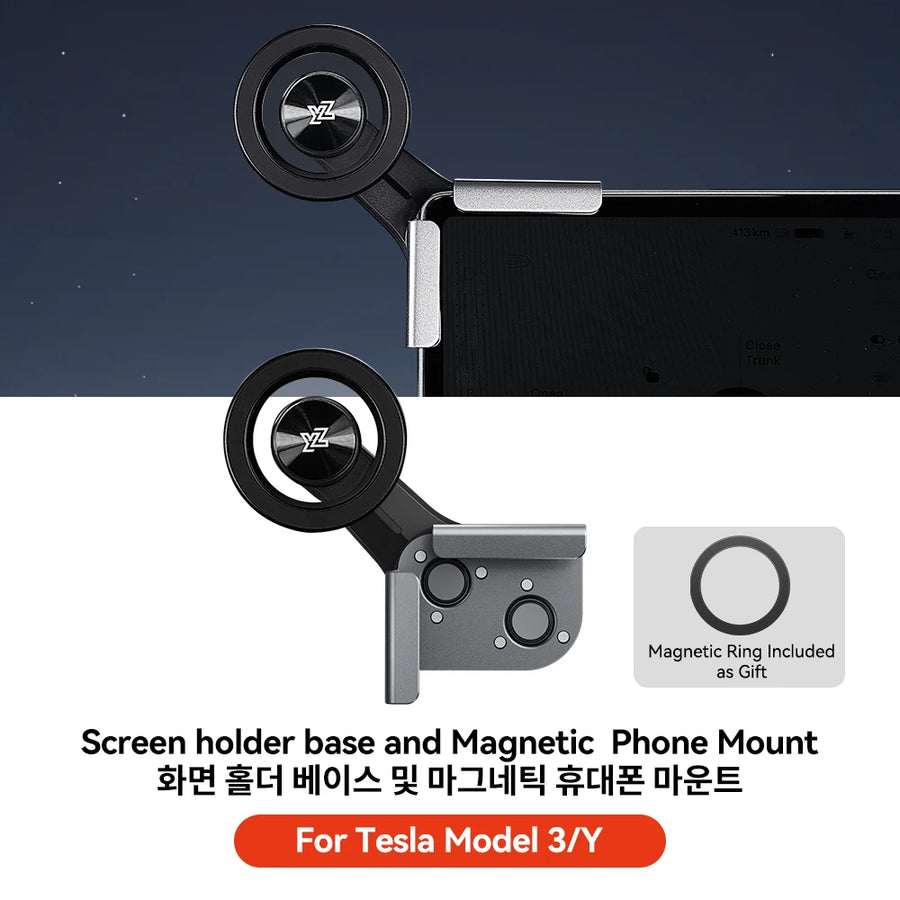 Magnetic Phone Mount for Tesla Model 3/Y Highland and Juniper