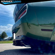 Matte Black Rear Bumper Diffuser for 2015–2023 Dodge Challenger