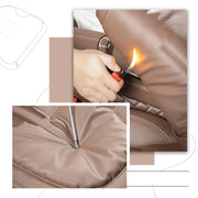 Universal Leather-look Car Seat Cover and Cushion Set