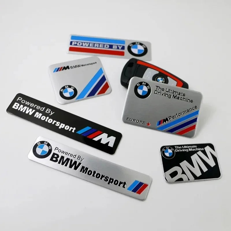 Aluminum Alloy Emblem Badge Decal for BMW – Multiple Designs