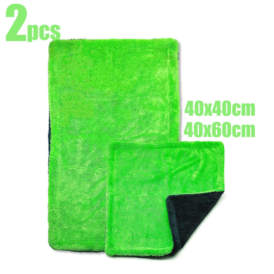 1300 GSM Dual-Color Microfiber Car Drying Towel