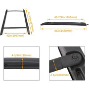 Roof Rack Side Rails & Crossbars for 2005–2023 Toyota Tacoma Double Cab