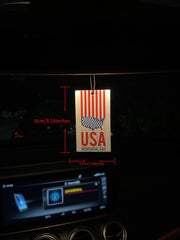 USA Memorial Day Patriotic Hanging Car Air Freshener